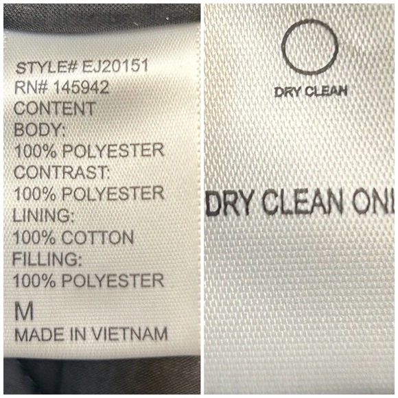 NEW Eden Society Sherpa Black Coat, Faux Fur Sleeves & Hood, Zipper, Pockets, M - Picture 15 of 16